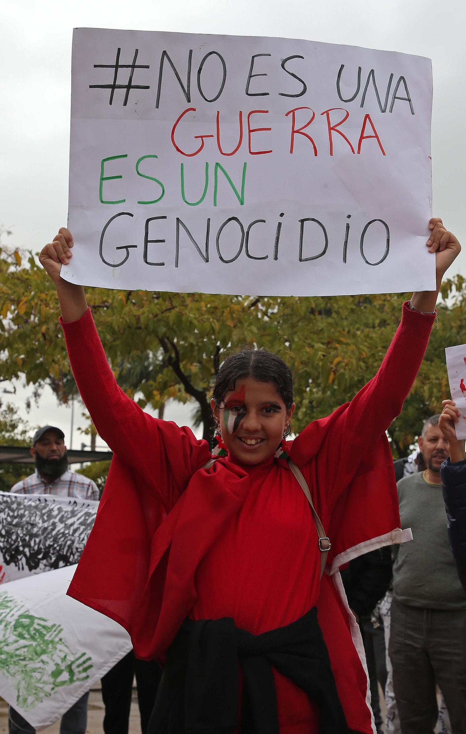 Fotos de la concentración por Palestina en Algeciras