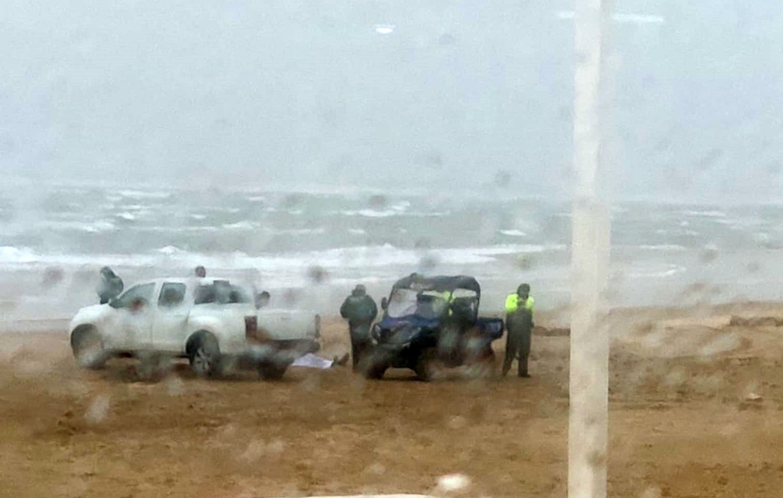 Imágenes de los destrozos de la tormenta Elsa en la costa de Huelva