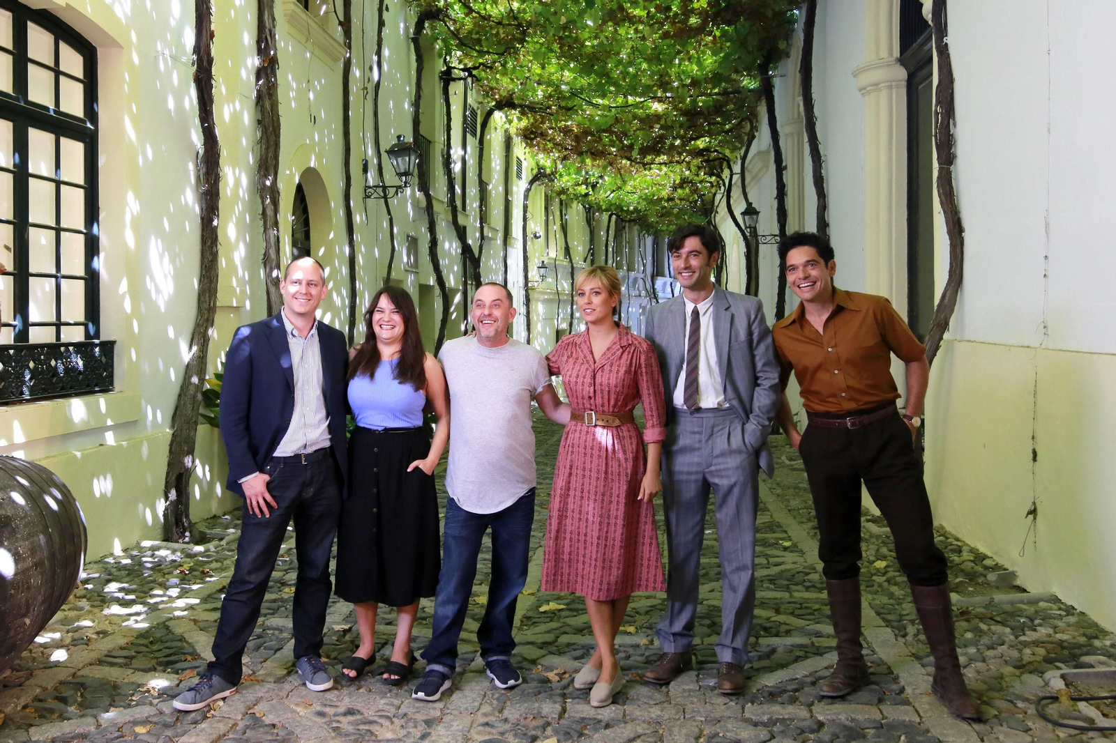 Imágenes del rodaje de la película 'El verano que vivímos' en González Byass