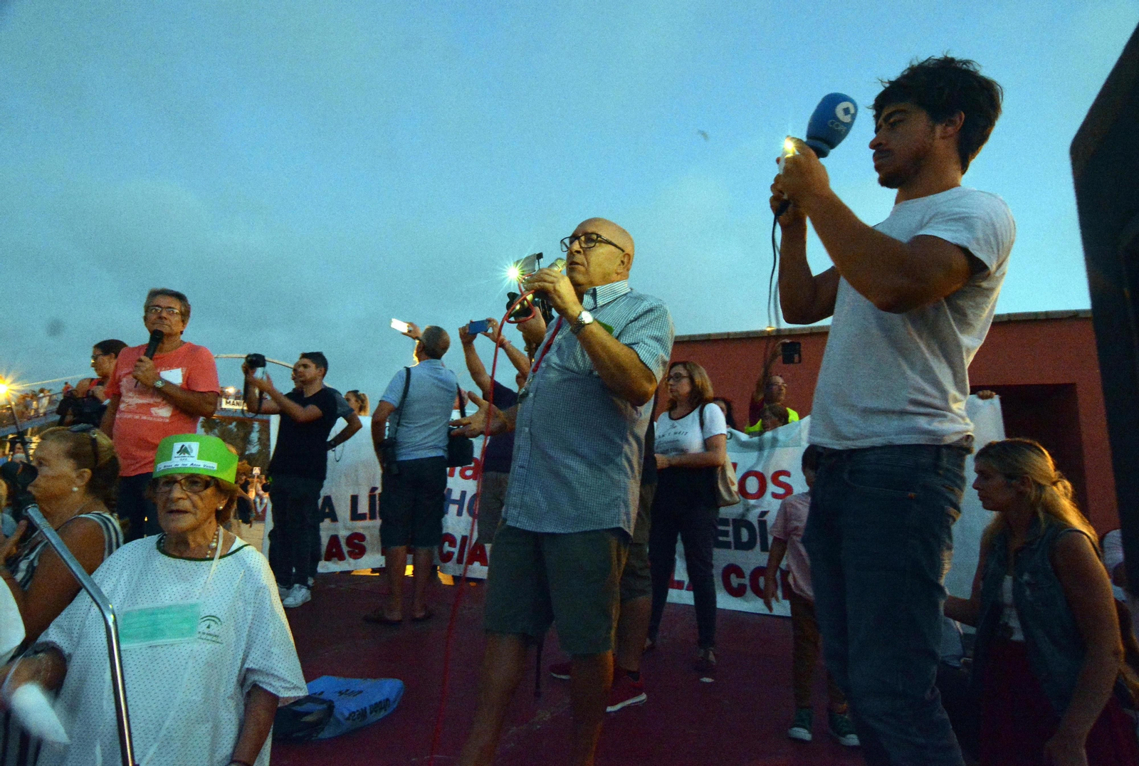 Manifestación por la sanidad pública en La Línea