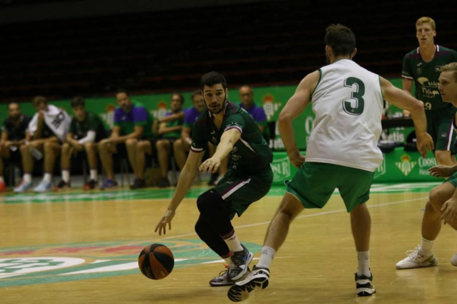 Brizuela, en el amistoso frente al Real Betis en San Pablo.
