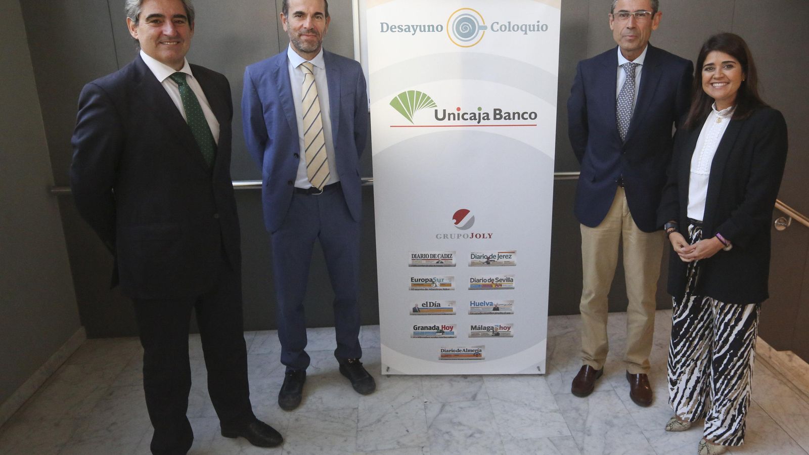 José Antonio Sánchez, Javier Navarro, Fernando Fernández y Belén Jurado.
