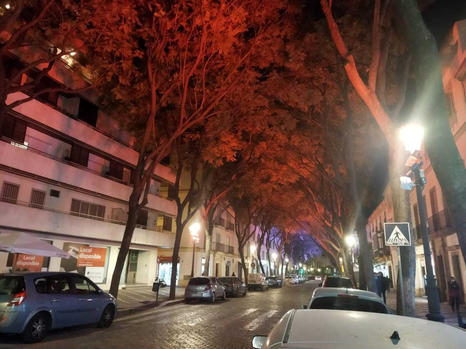 La nueva iluminación de la calle Porvera
