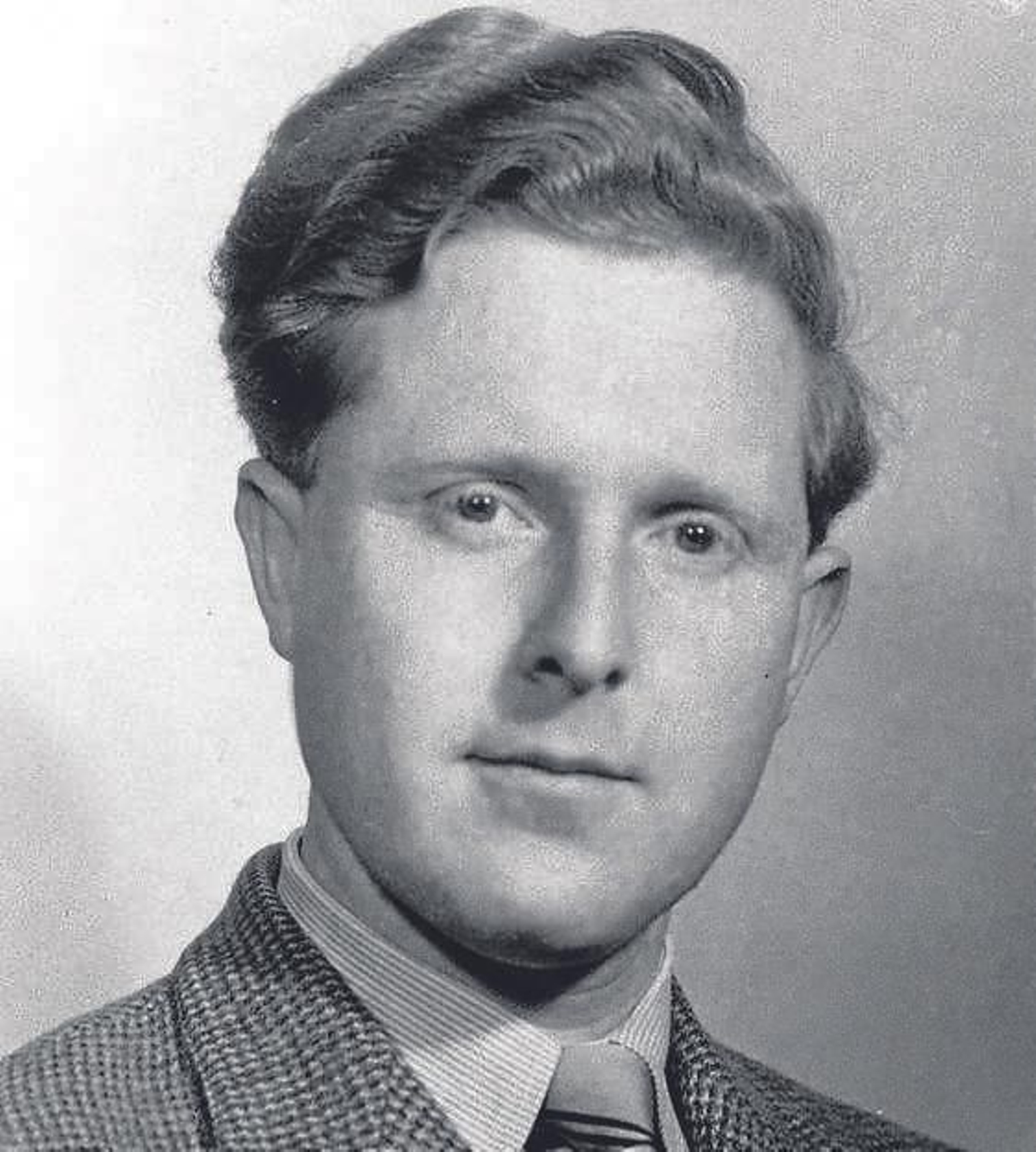 Raymond Gosling en sus años de estudiante.