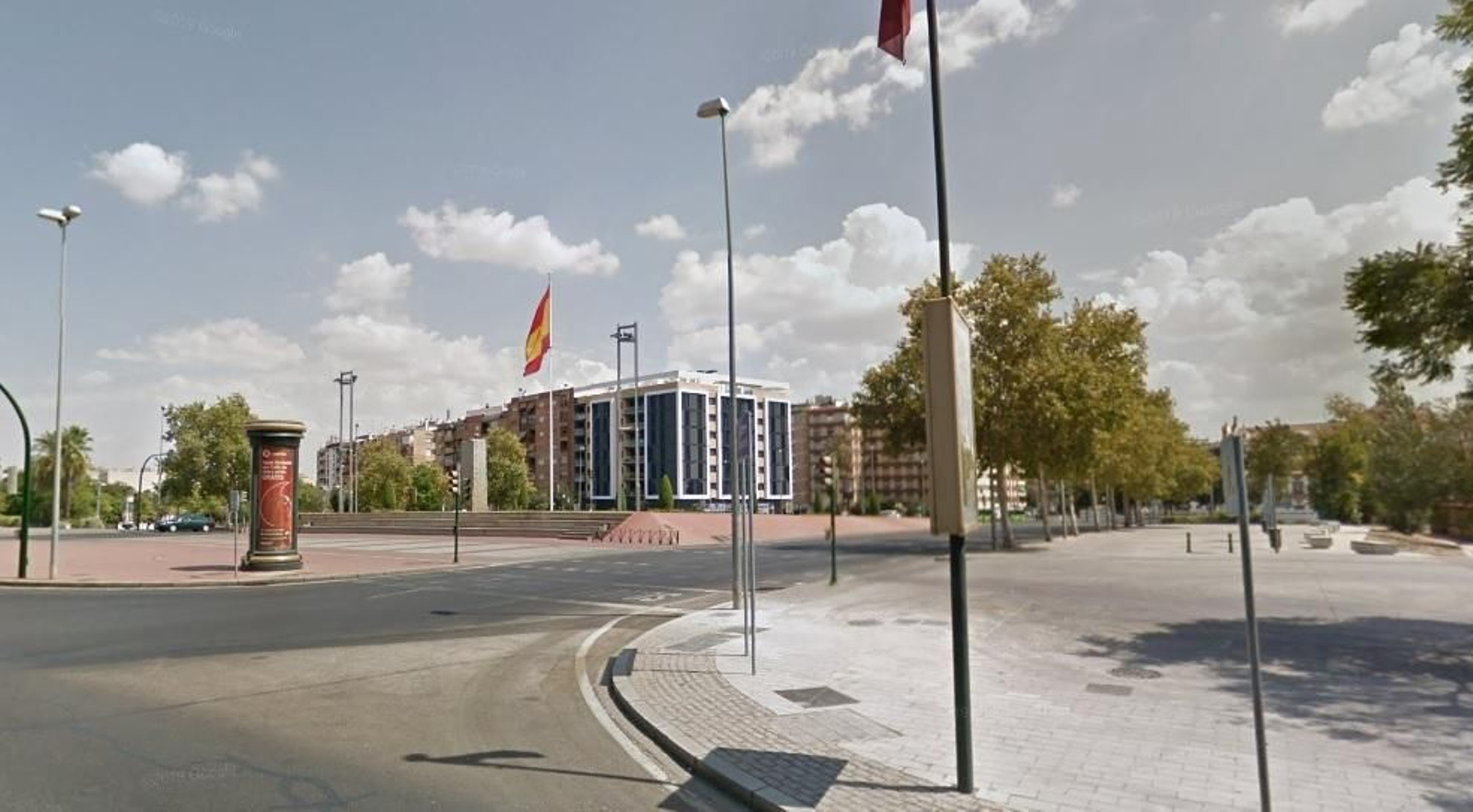Parte del Pretorio que se llamará plaza de España. Parte del Pretorio que se llamará plaza de España.