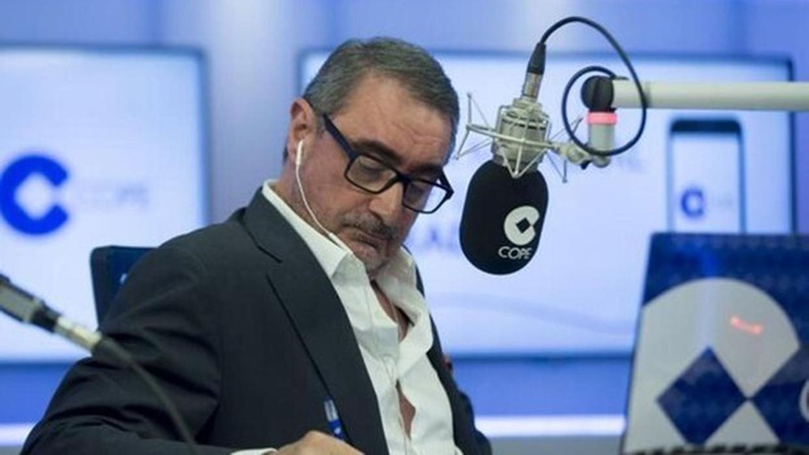Carlos Herrera en el matinal de COPE