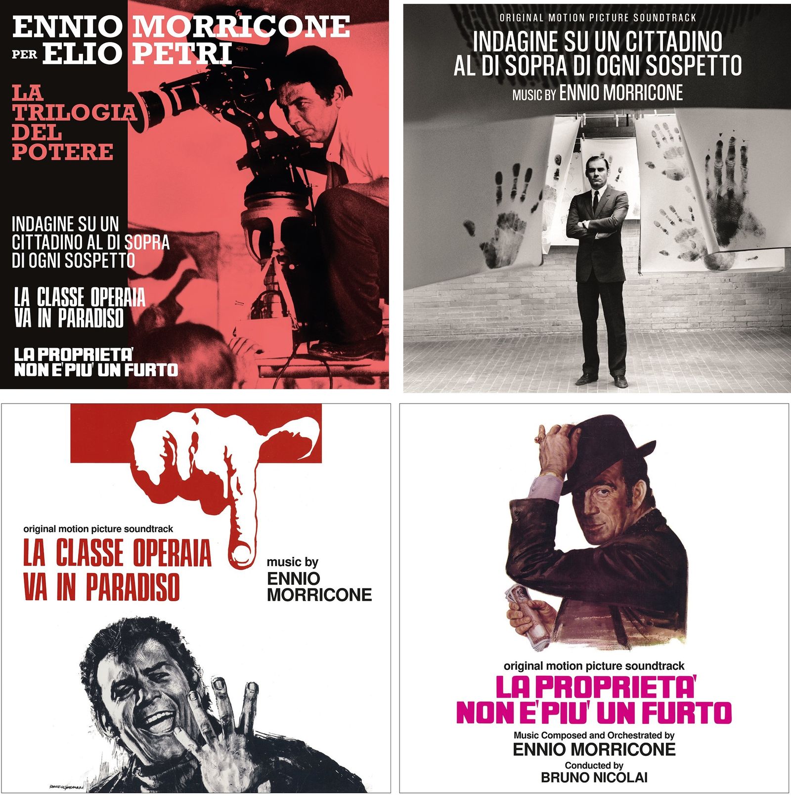 La Trilogia del potere de Elio Petri y Ennio Morricone.