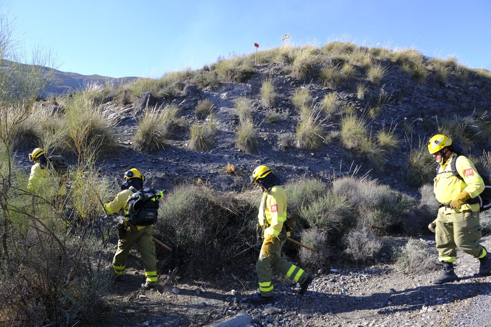 Fotogalería incendio en Castro de Filabres. Almería