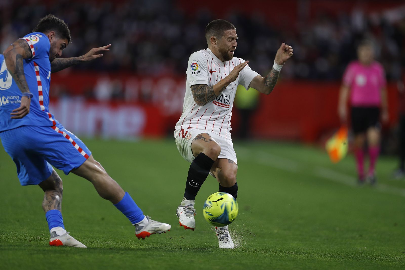 Las imágenes del Sevilla fc-Atlético de Madrid