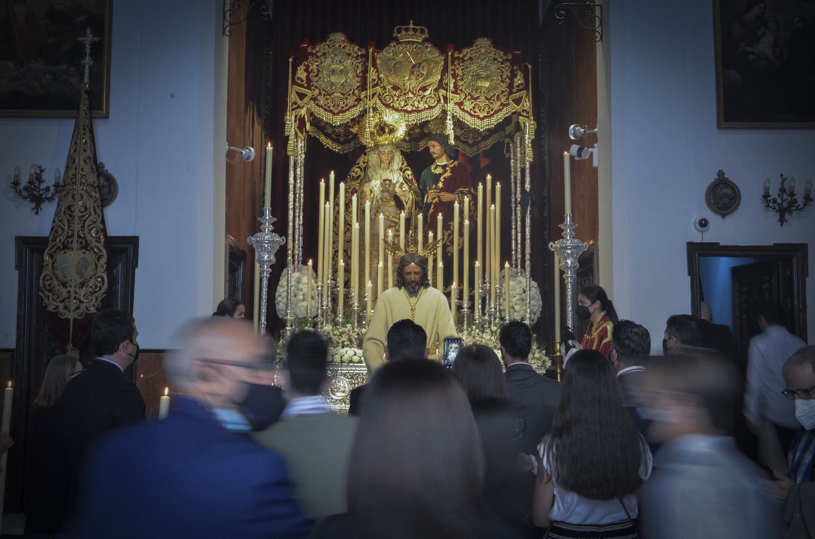 Miércoles Santo en pandemia: Los Panaderos, en imágenes
