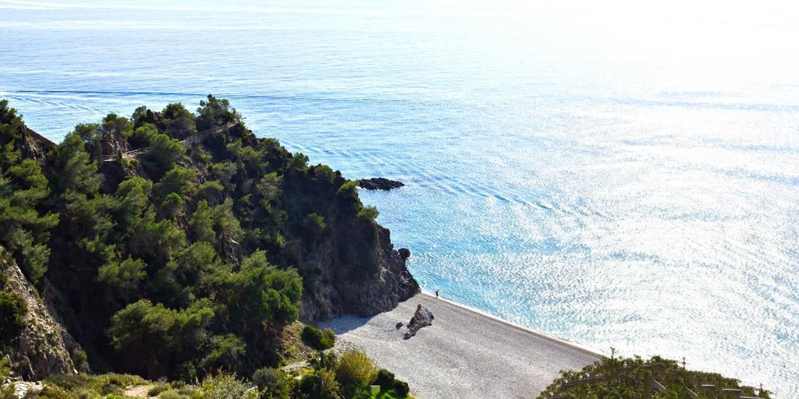 La playa de la Cala del Pino.