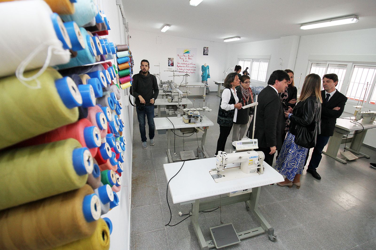 Inauguración de un aula-taller en el Virgen de Belén, en imágenes
