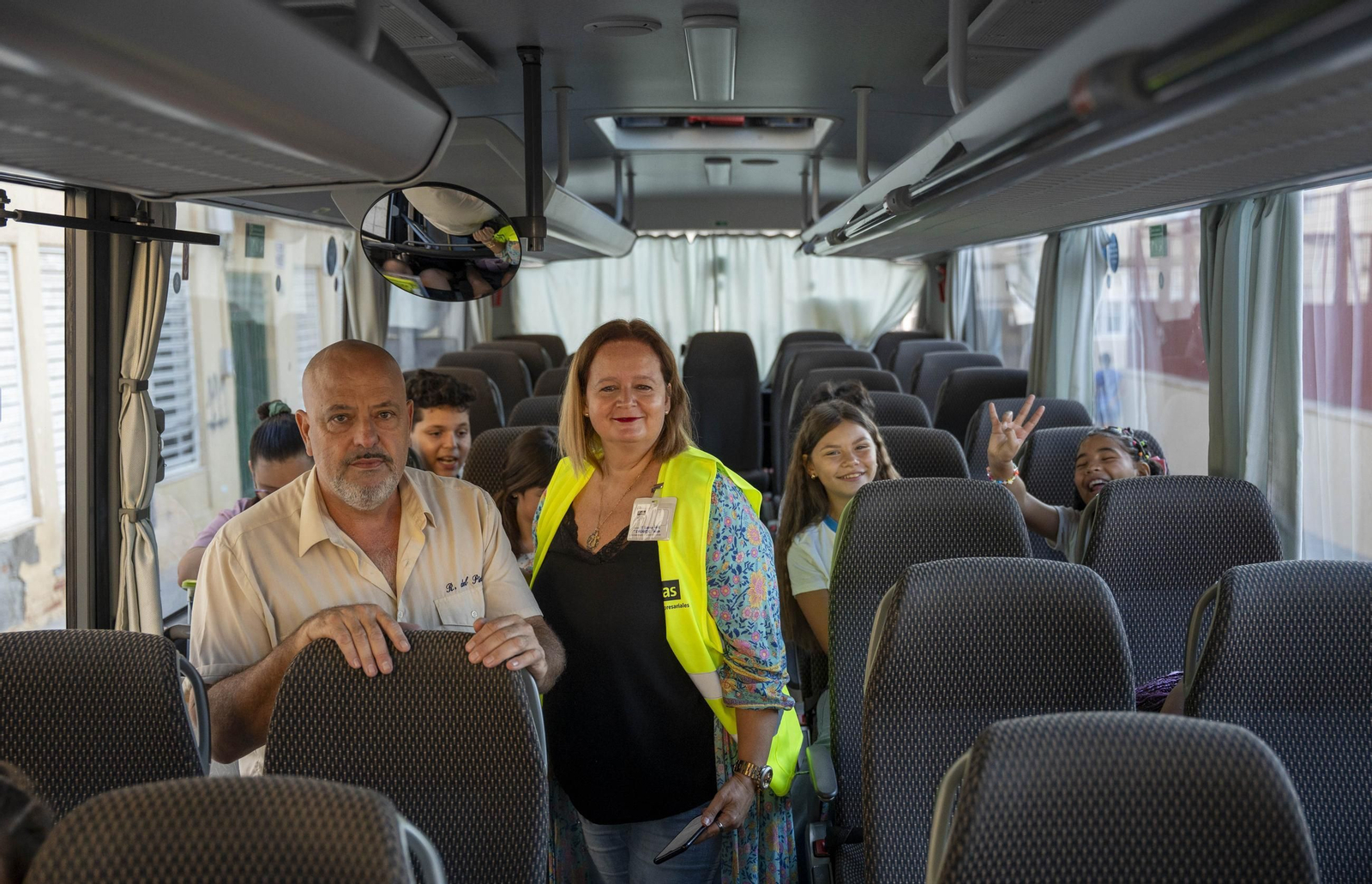 Primer día de colegio en el CEIP San Valentín de Almería, en imágenes