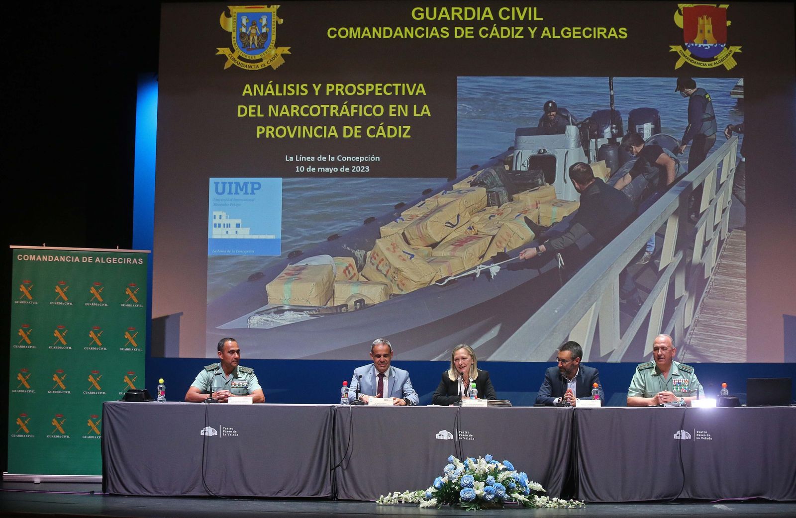 Fotos de la jornada sobre narcotráfico en la provincia de Cádiz de la Guardia Civil en La Línea