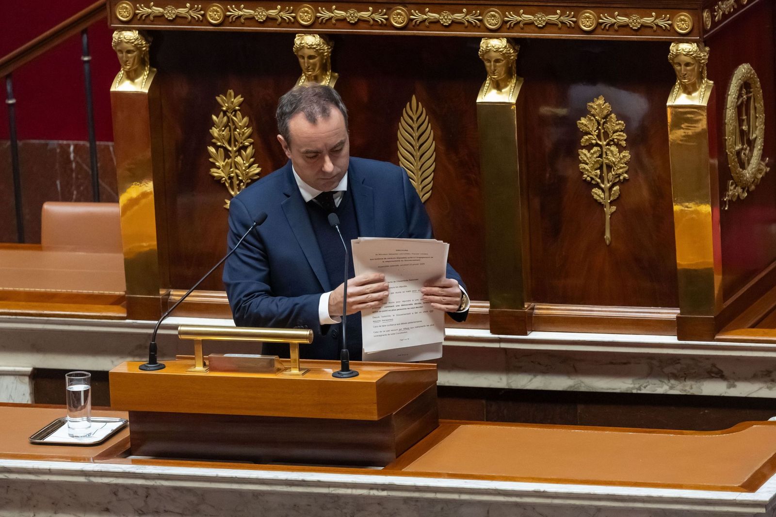 El primer ministro francés, Sébastien Lecornu.