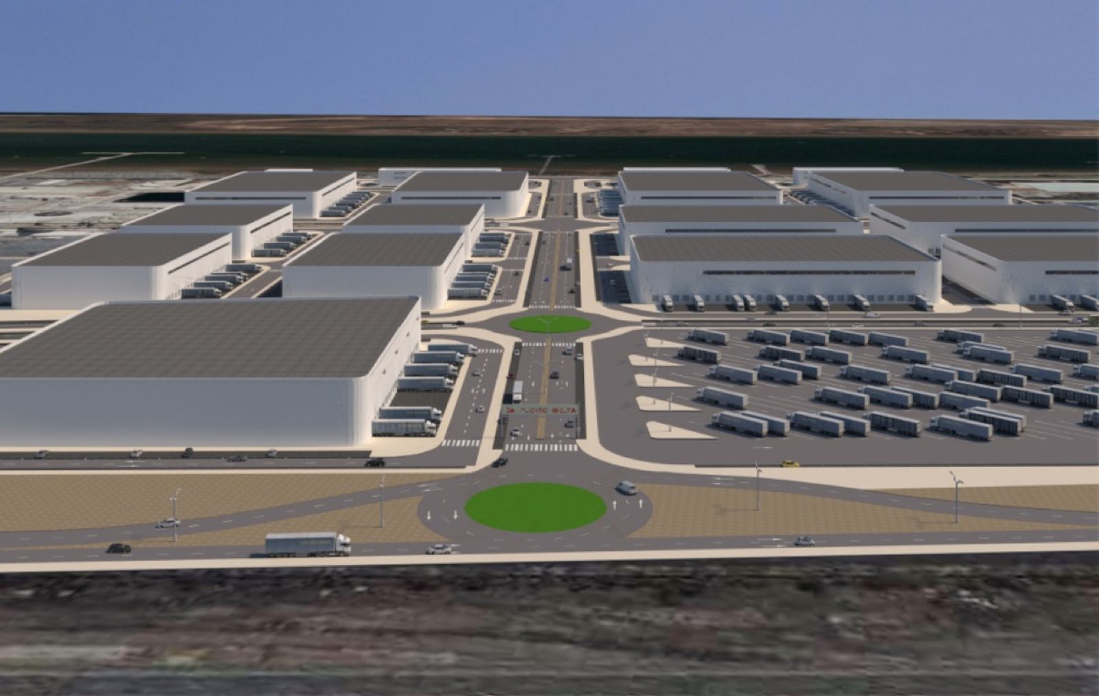 Recreación de la Zona de Actividades Logísticas.