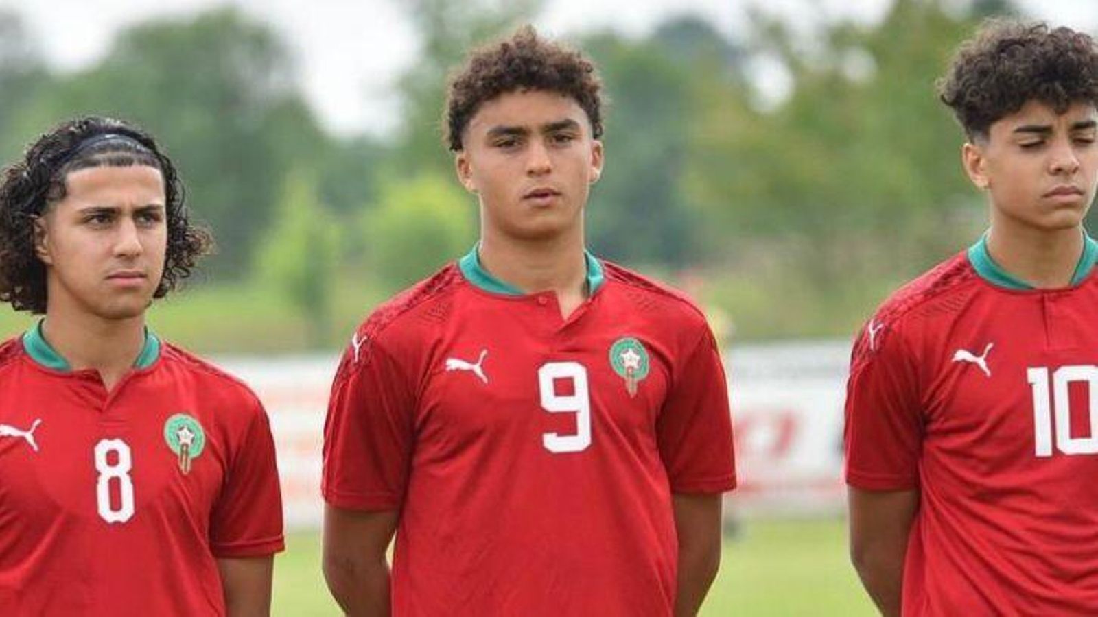 Ziyad Baha, antes de un partido con Marruecos