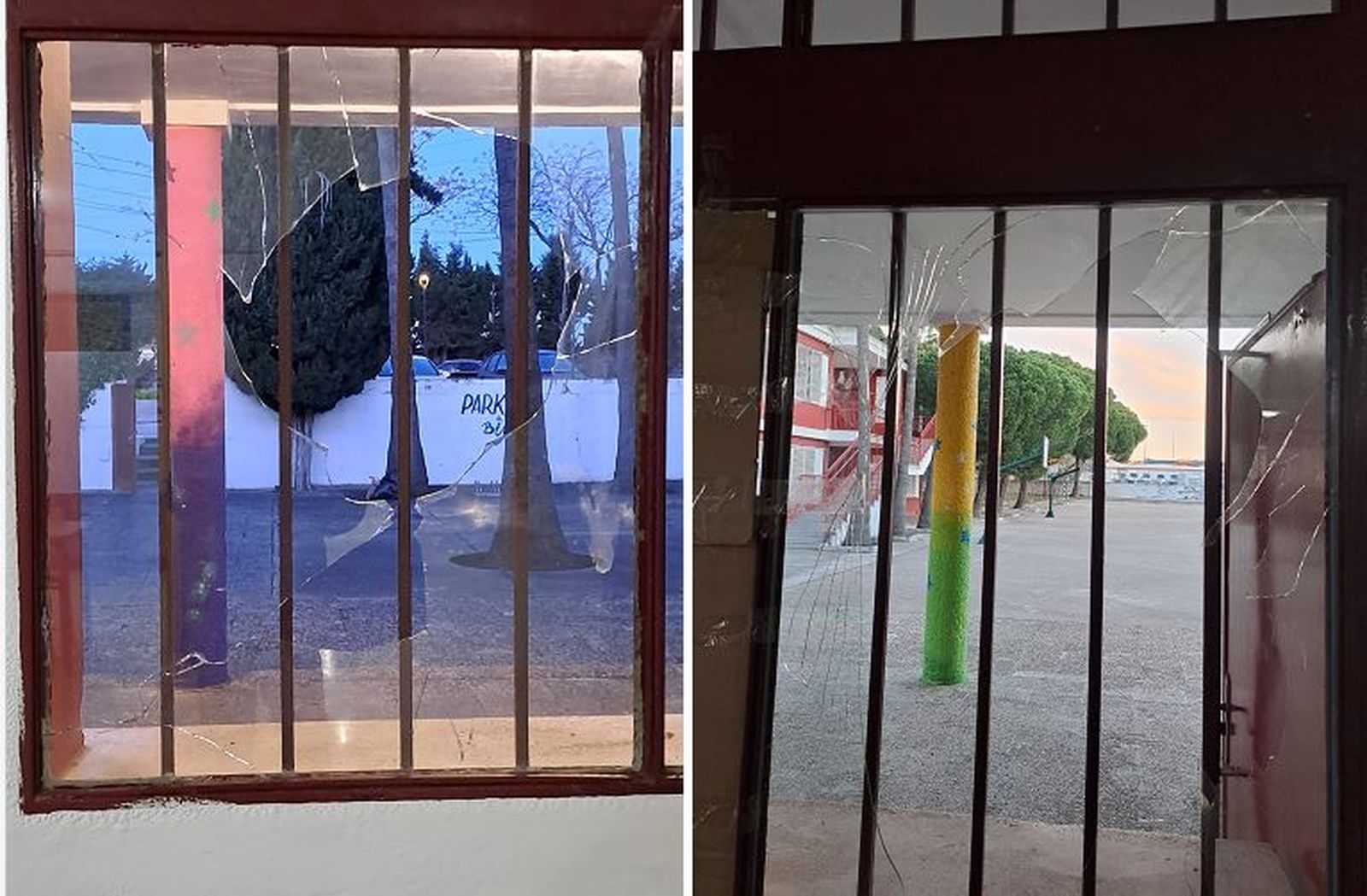 Una imagen de los desperfectos en el colegio El Juncal.