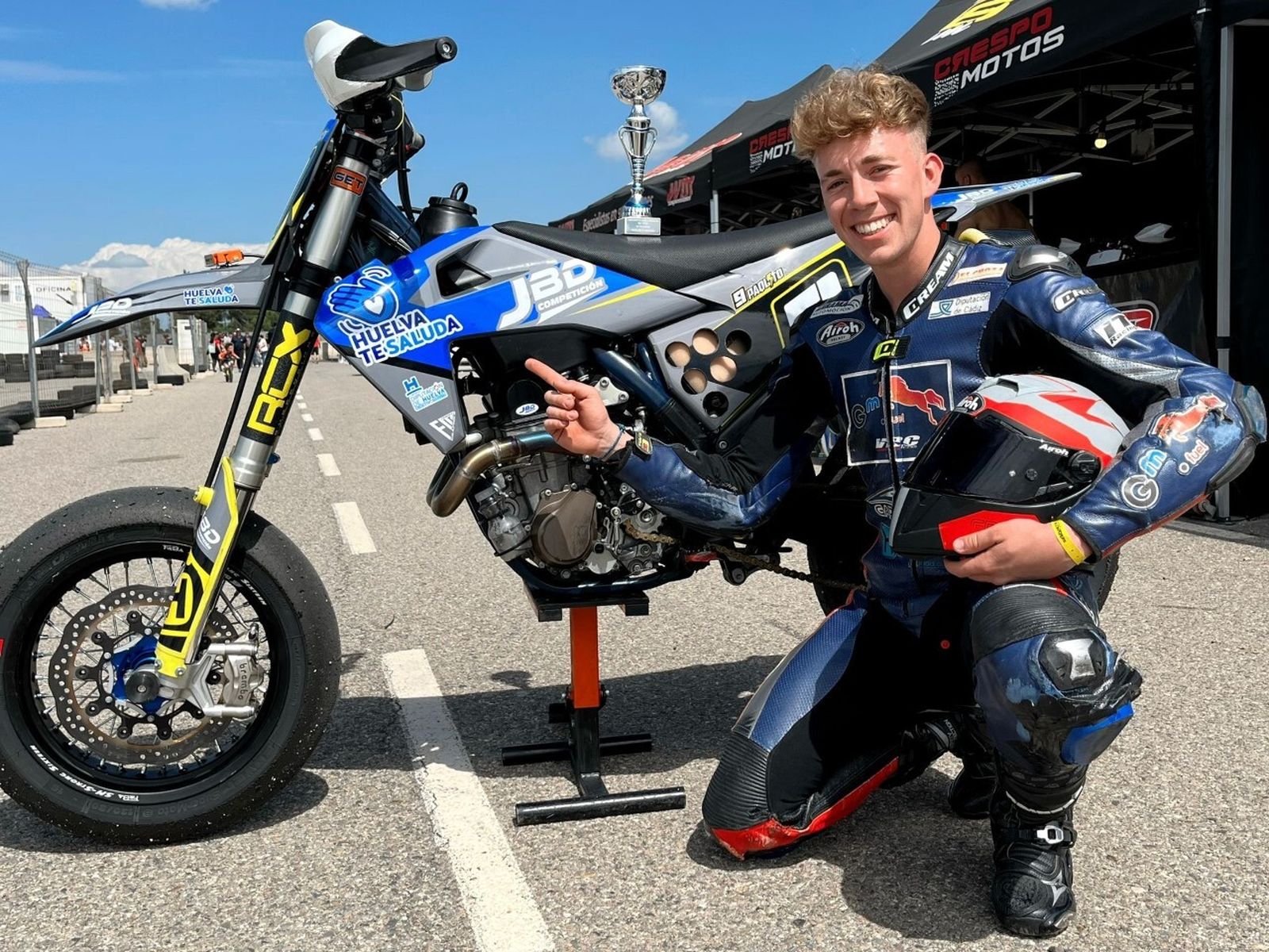 Paquito Gómez ha logrado subir al podio en su debut en este Nacional.