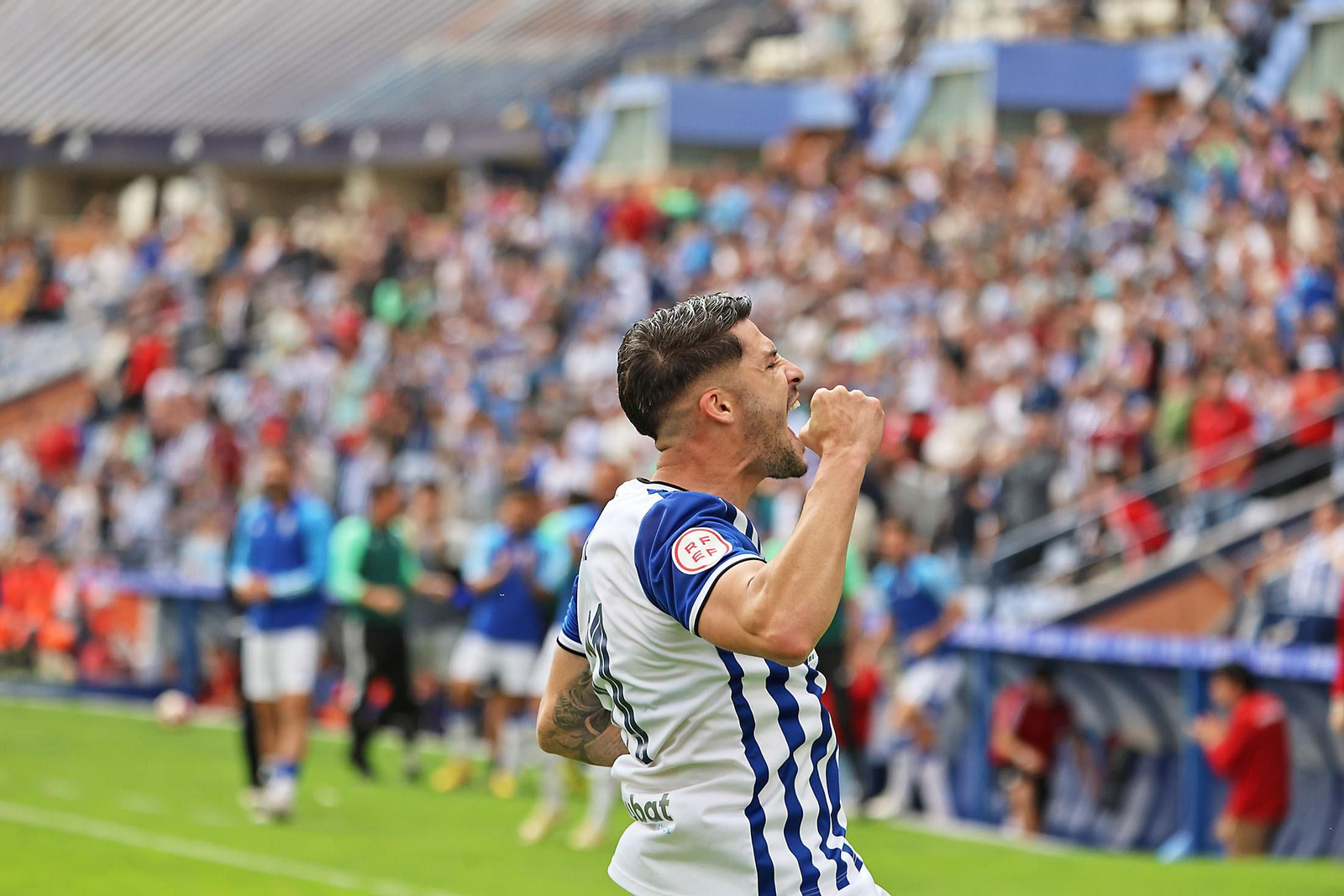 Imágenes del encuentro entre el Recreativo de Huelva y la AD Mérida