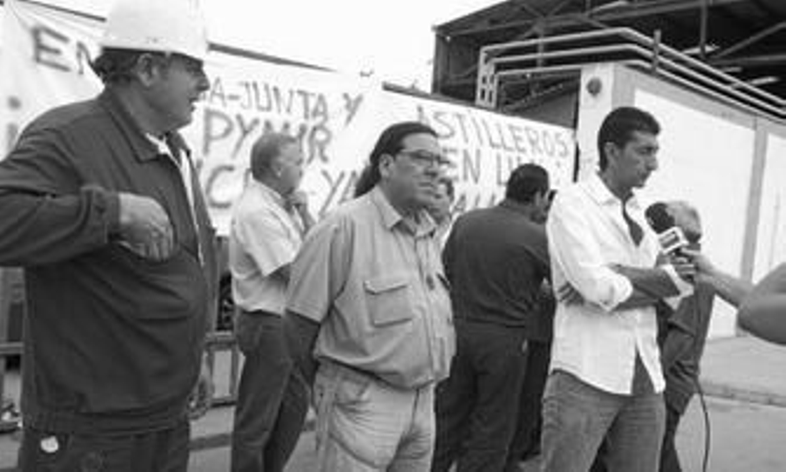 Los trabajadores se concentraron el pasado viernes.