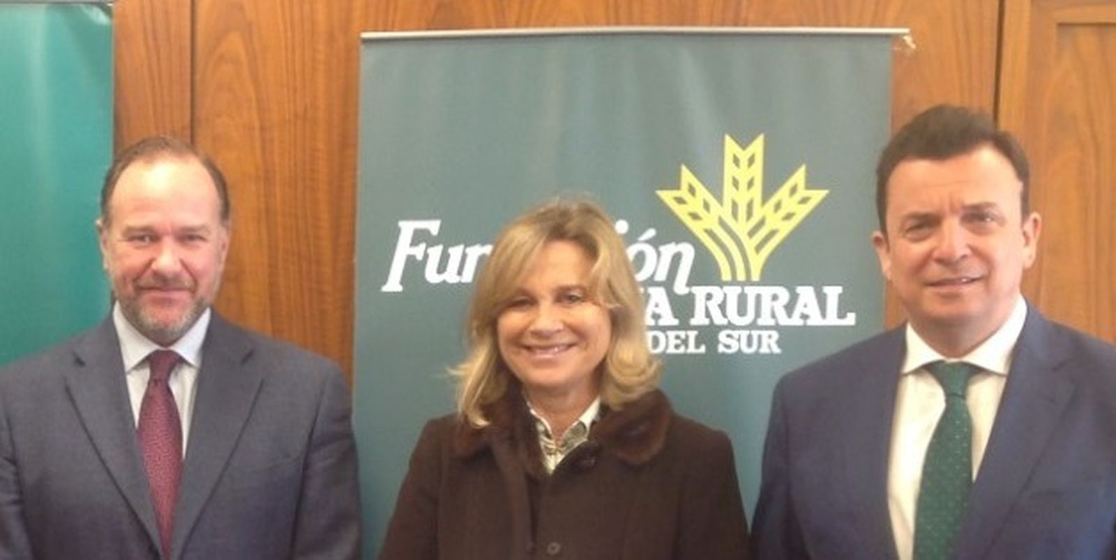 José Luis García-Palacios, Gloria Puy y Emilio Ponce.