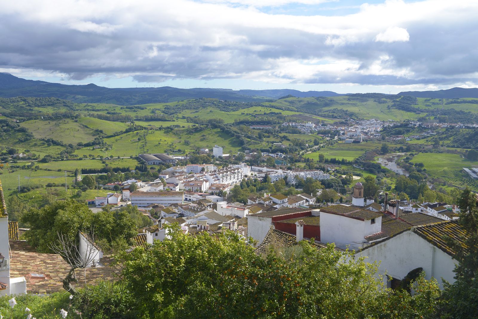Vistas desde el castillo de Jimena.