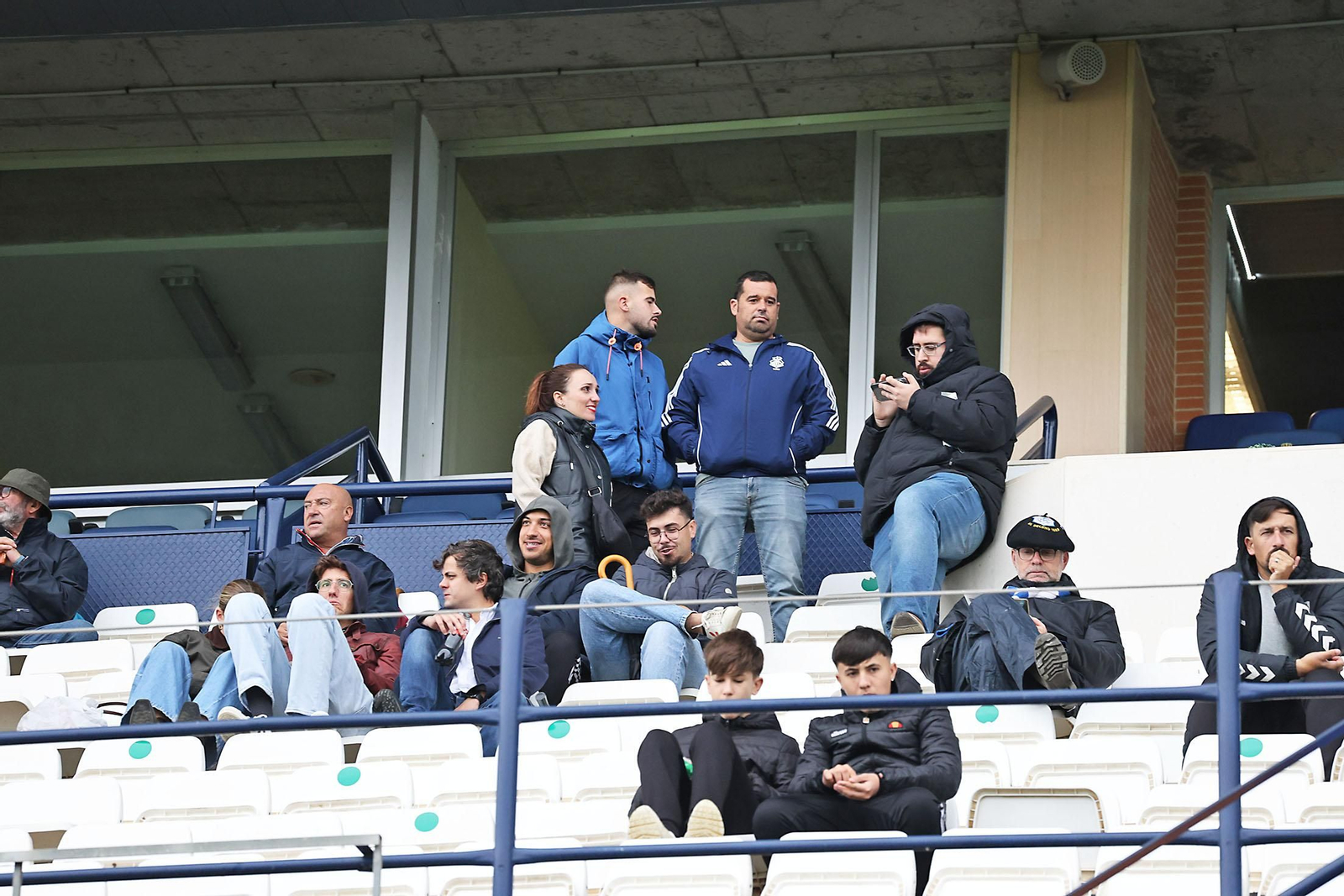 La suspensión del Recreativo de Huelva - UCAM Murcia en imágenes