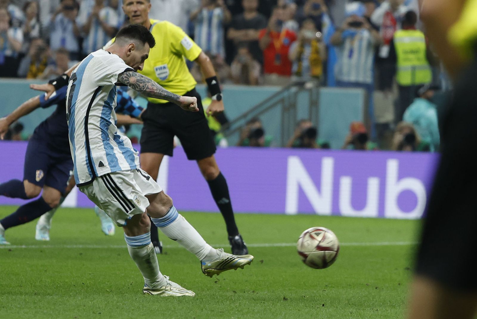 Las fotos de Messi contra Croacia