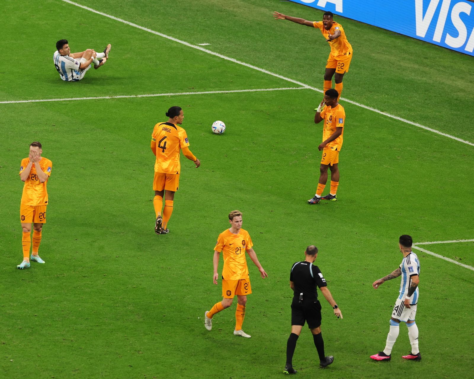 Las imágenes del Países Bajos - Argentina en los cuartos de final del Mundial de Qatar