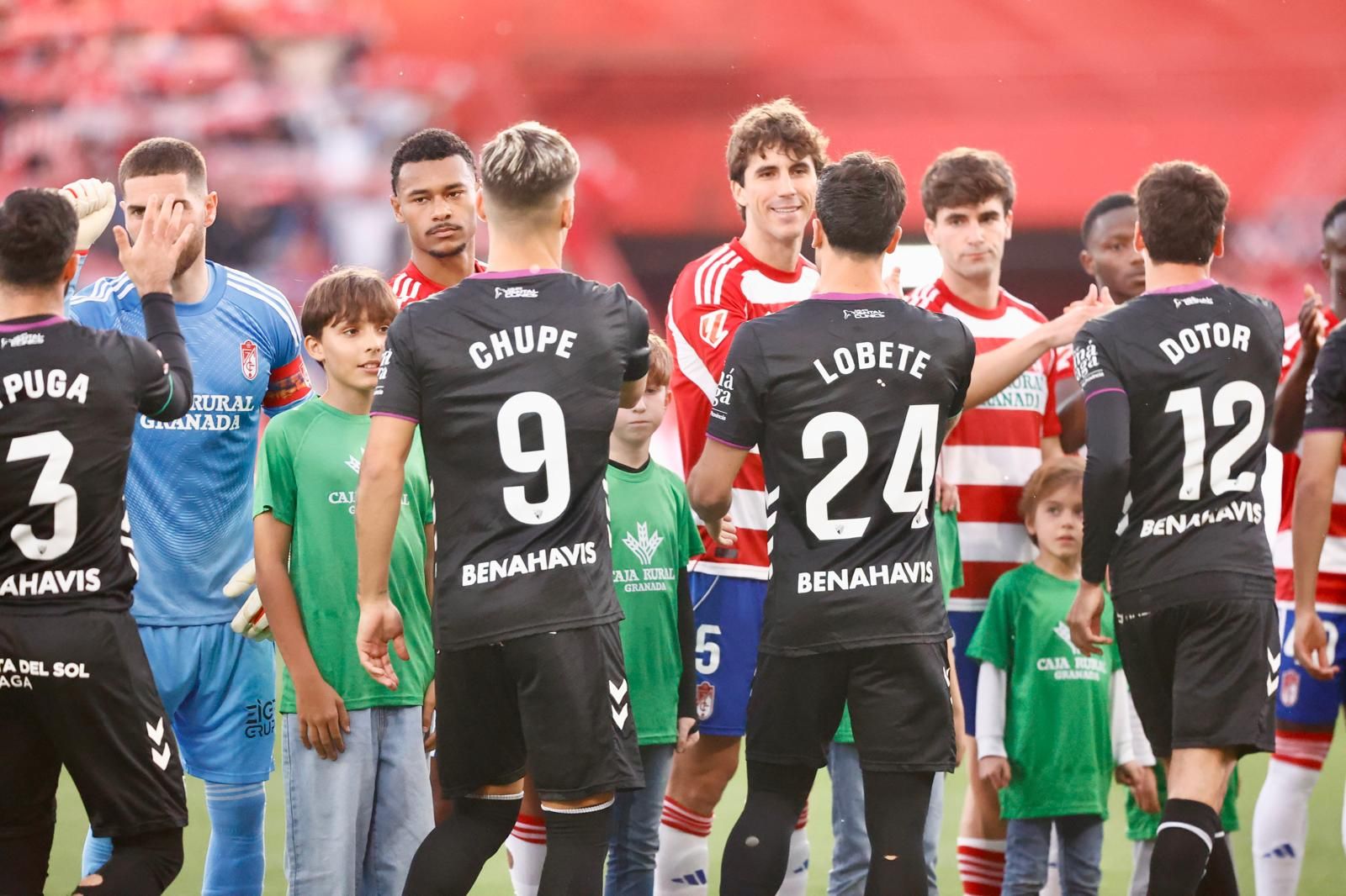 El Granada-Málaga CF, en fotos