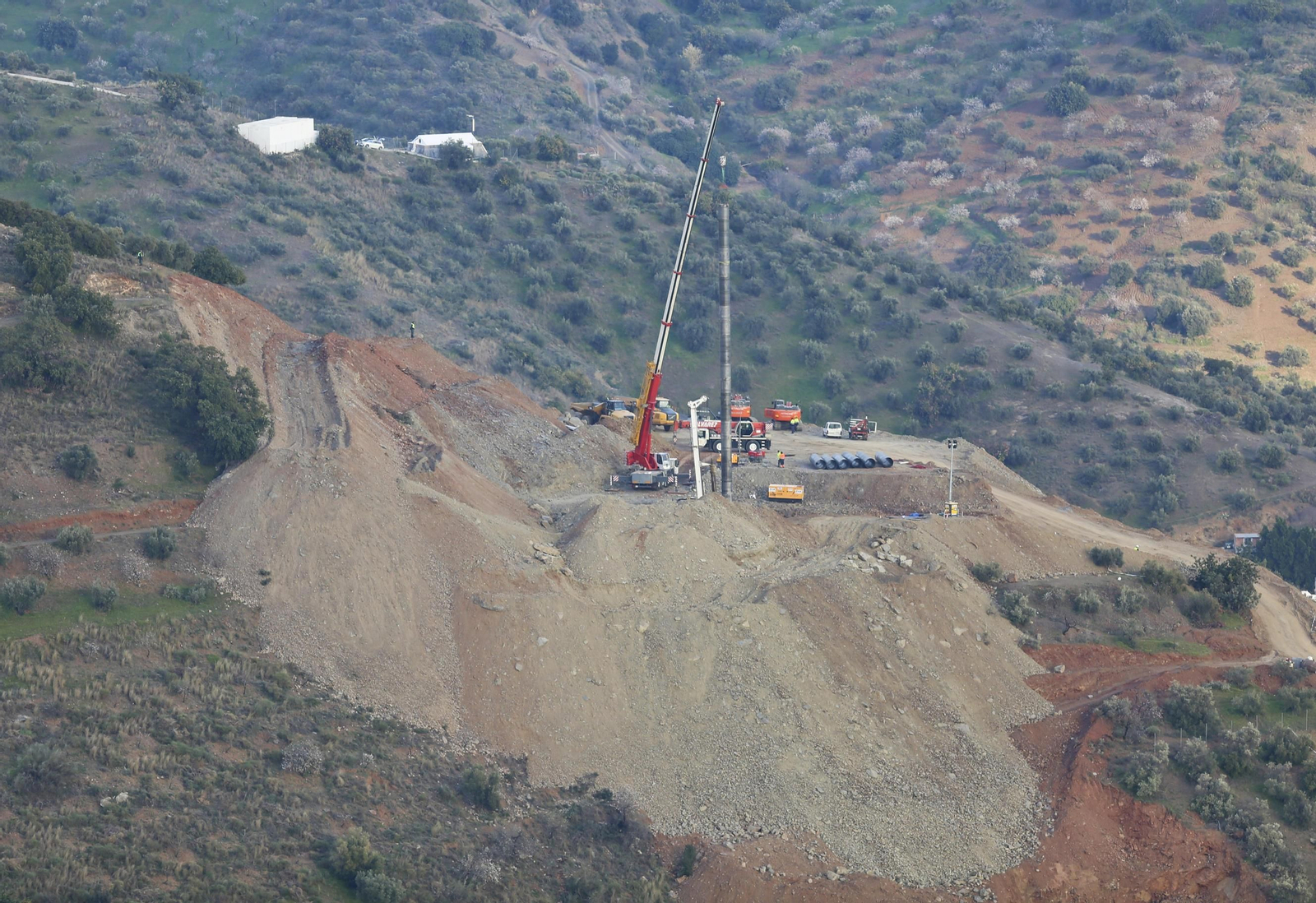Nueva jornada en el rescate de Julen