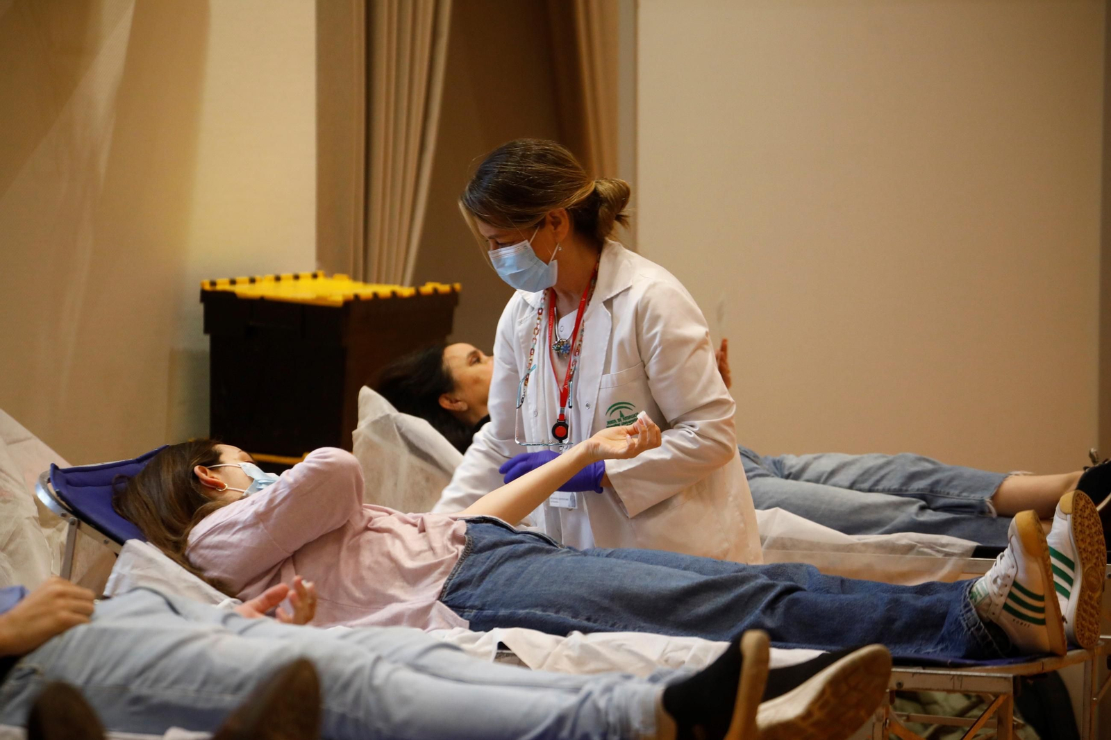 El maratón de la donación de sangre para salvar vidas por Navidad en Córdoba, en imágenes