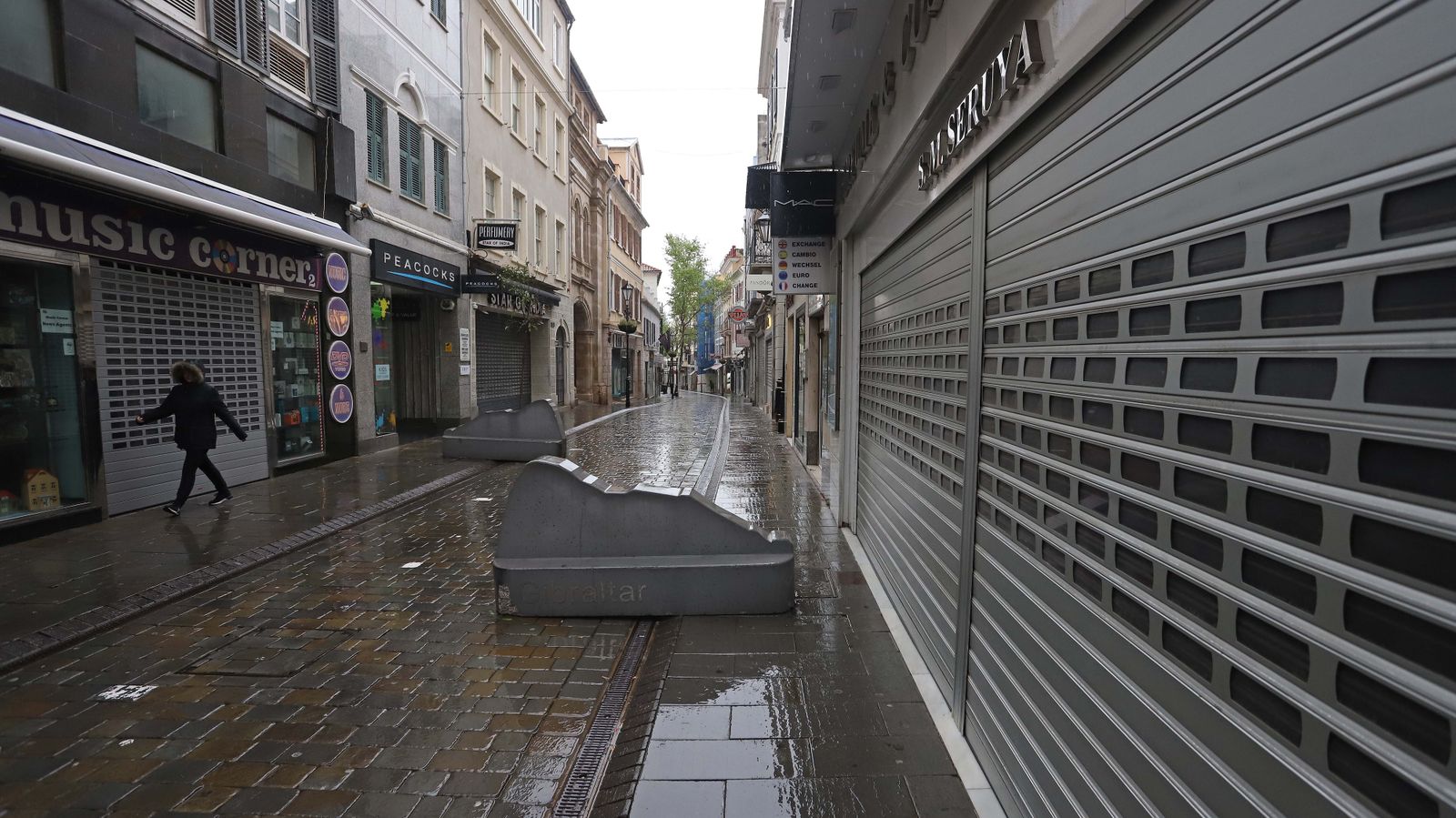 La calle Real de Gibraltar, durante el confinamiento