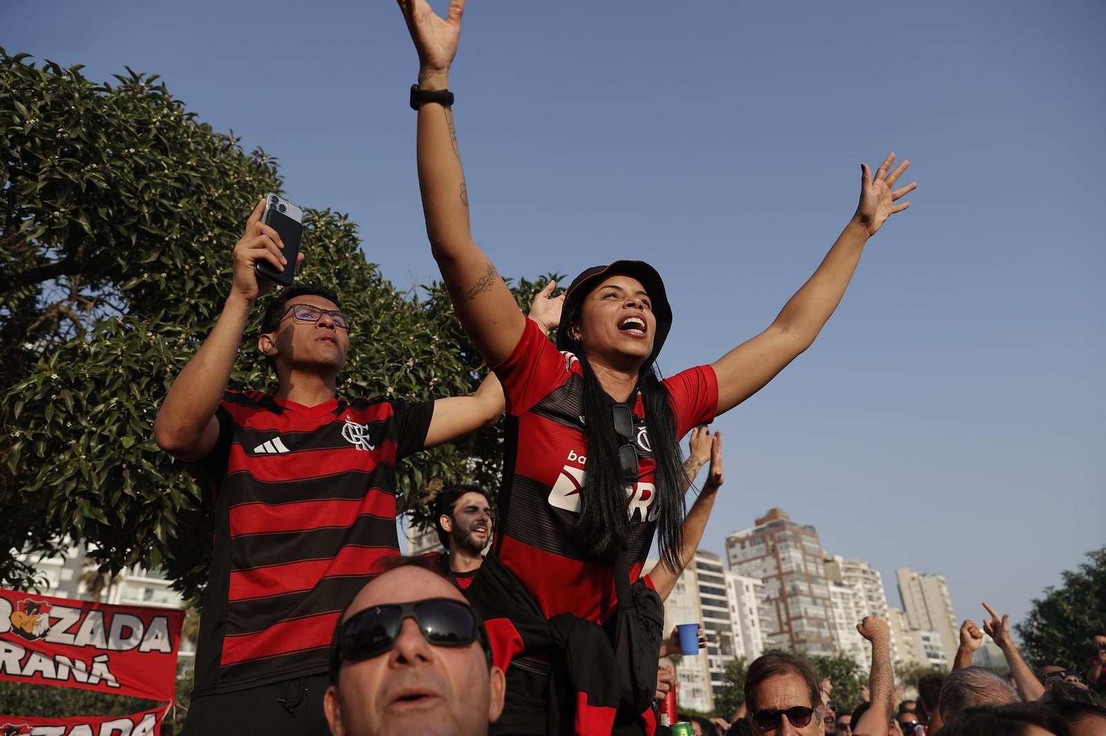 Las fotos de la final de la Copa Libertadores con triunfo de Flamengo sobre Palmeiras