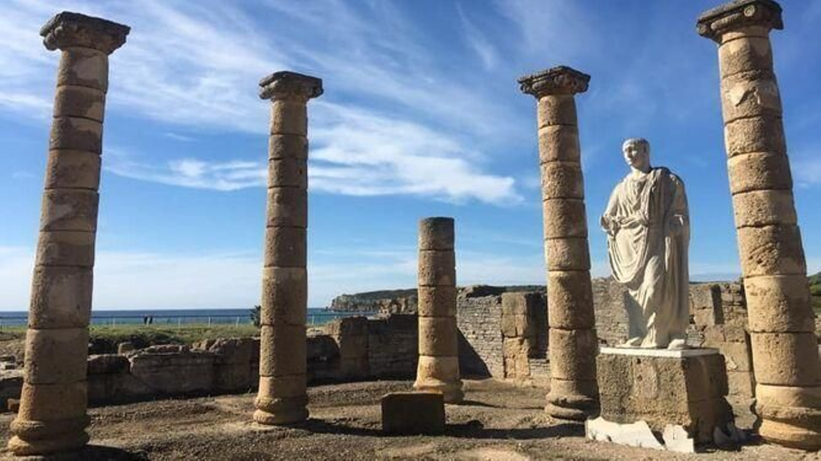 Imagen de una parte del Conjunto Arqueológico de Baelo Claudia