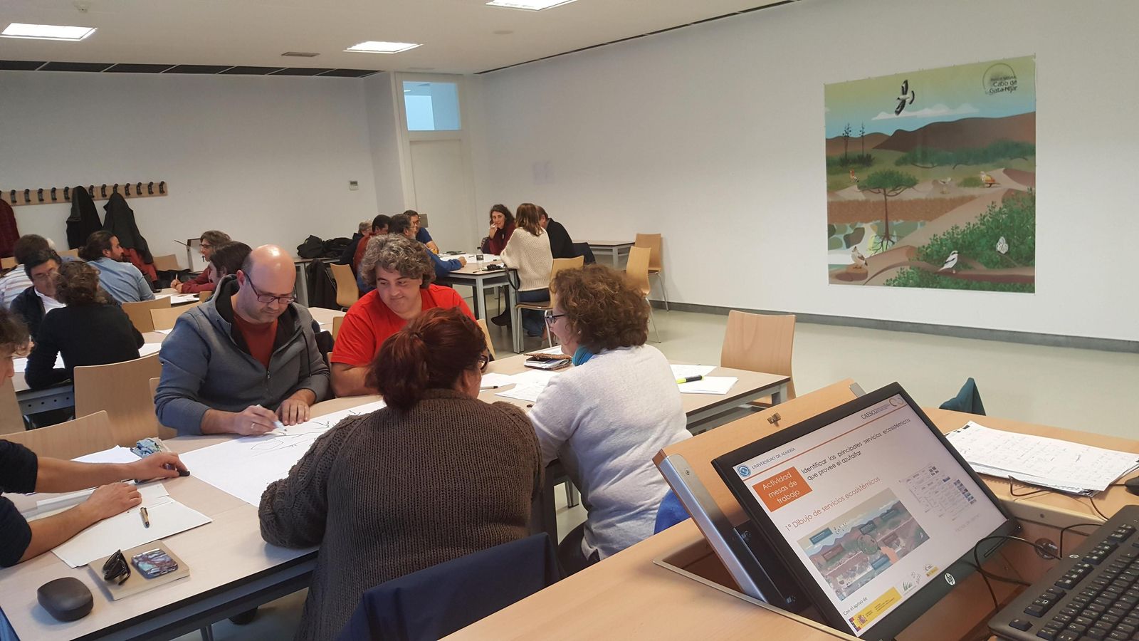 Parte del equipo de trabajo que desarrolla el estudio.