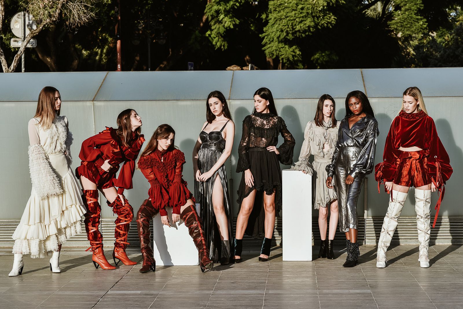 Shooting de la Presentación de la I Edición de Espacio #PNM. Diseños de Esther Alonso.