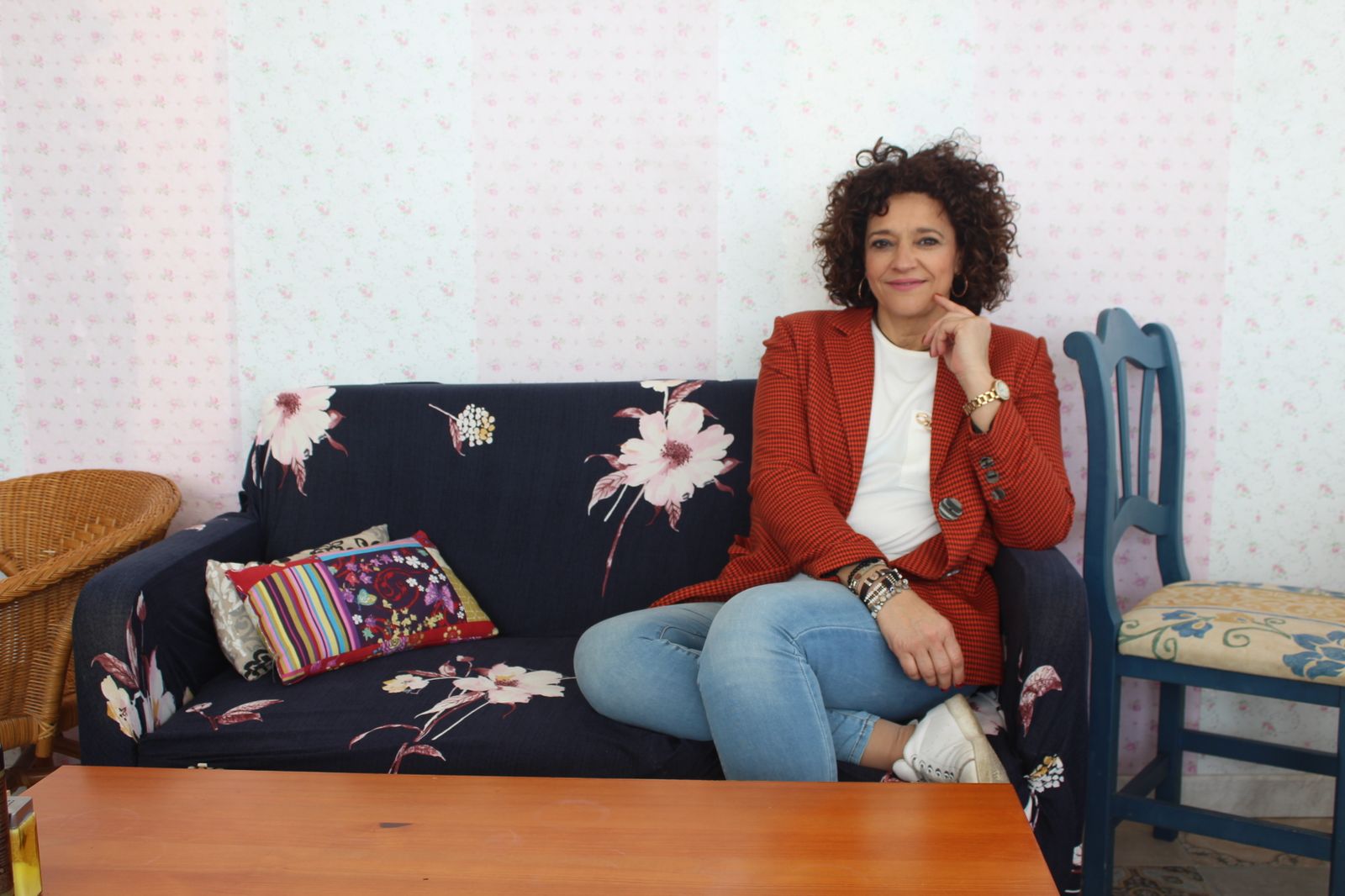 Francisca García, voluntaria para recuperar el distrito de Campanillas en Málaga.