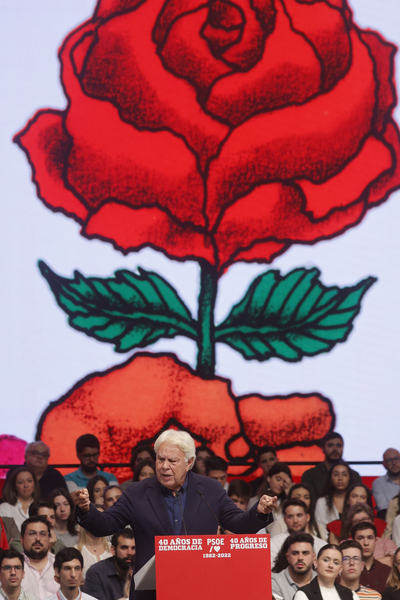 las imágenes del acto del PSOE en Sevilla