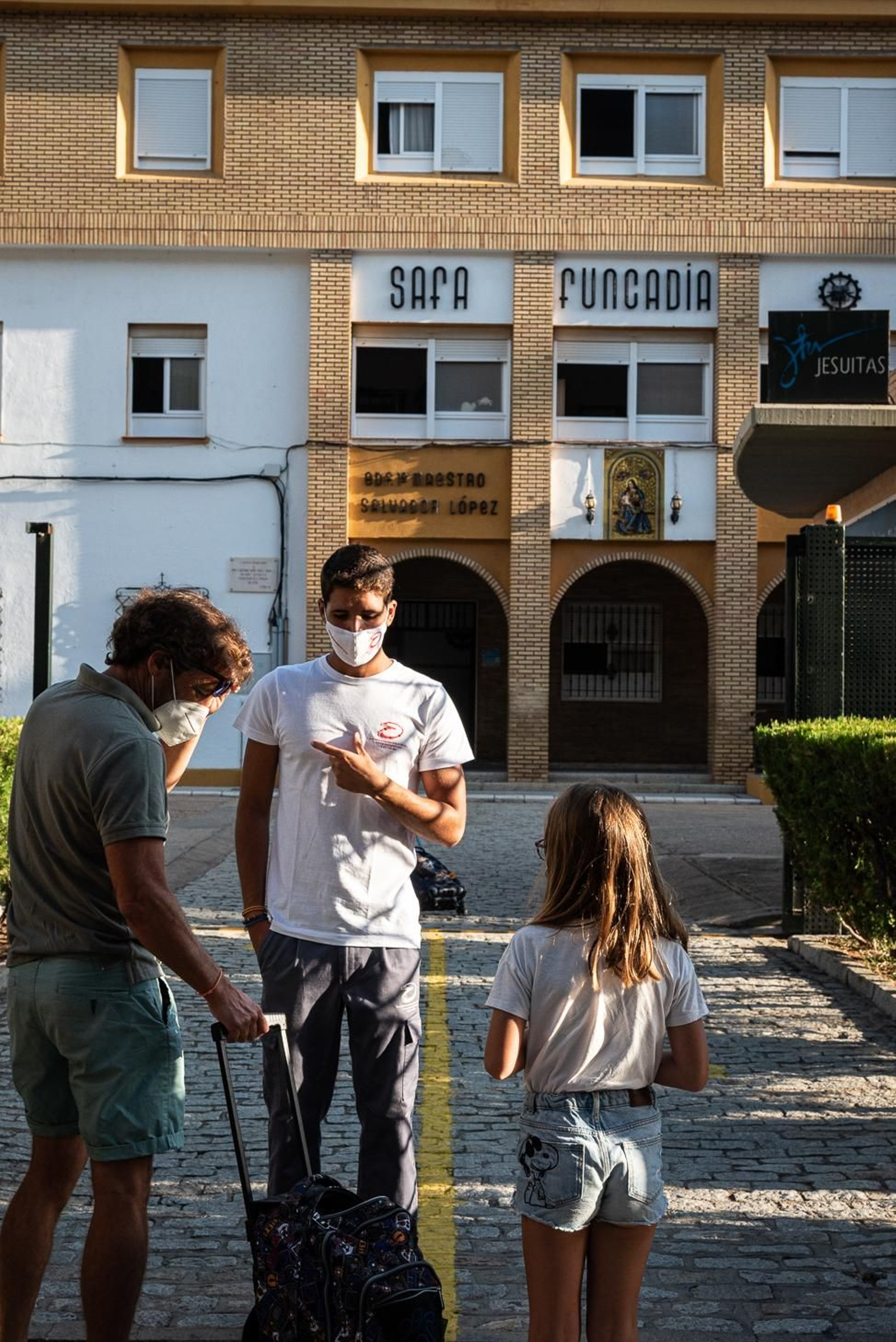 Imágenes de la vuelta al cole en Huelva