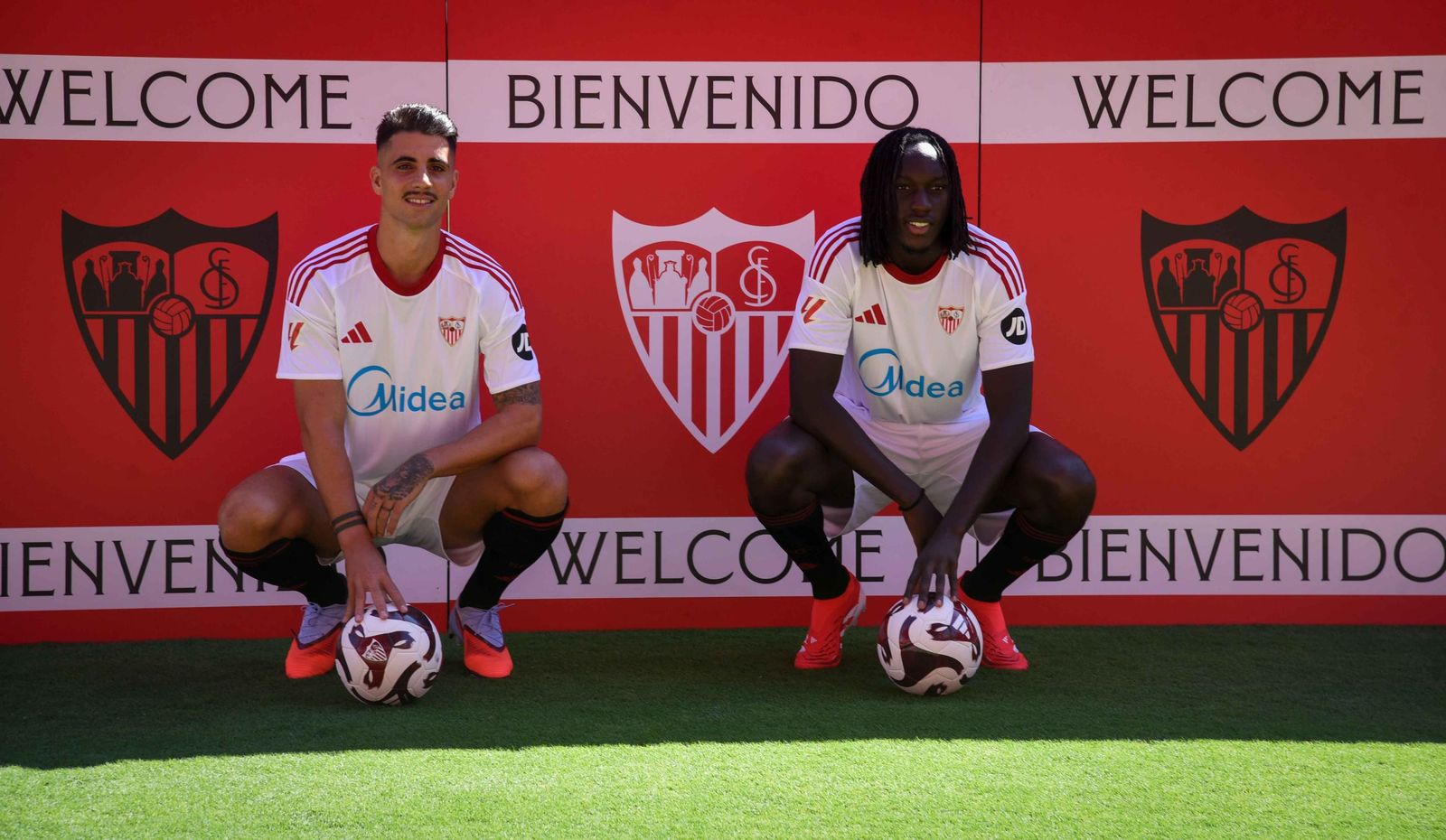Presentación de Fabio Cardoso y Batista Mendy