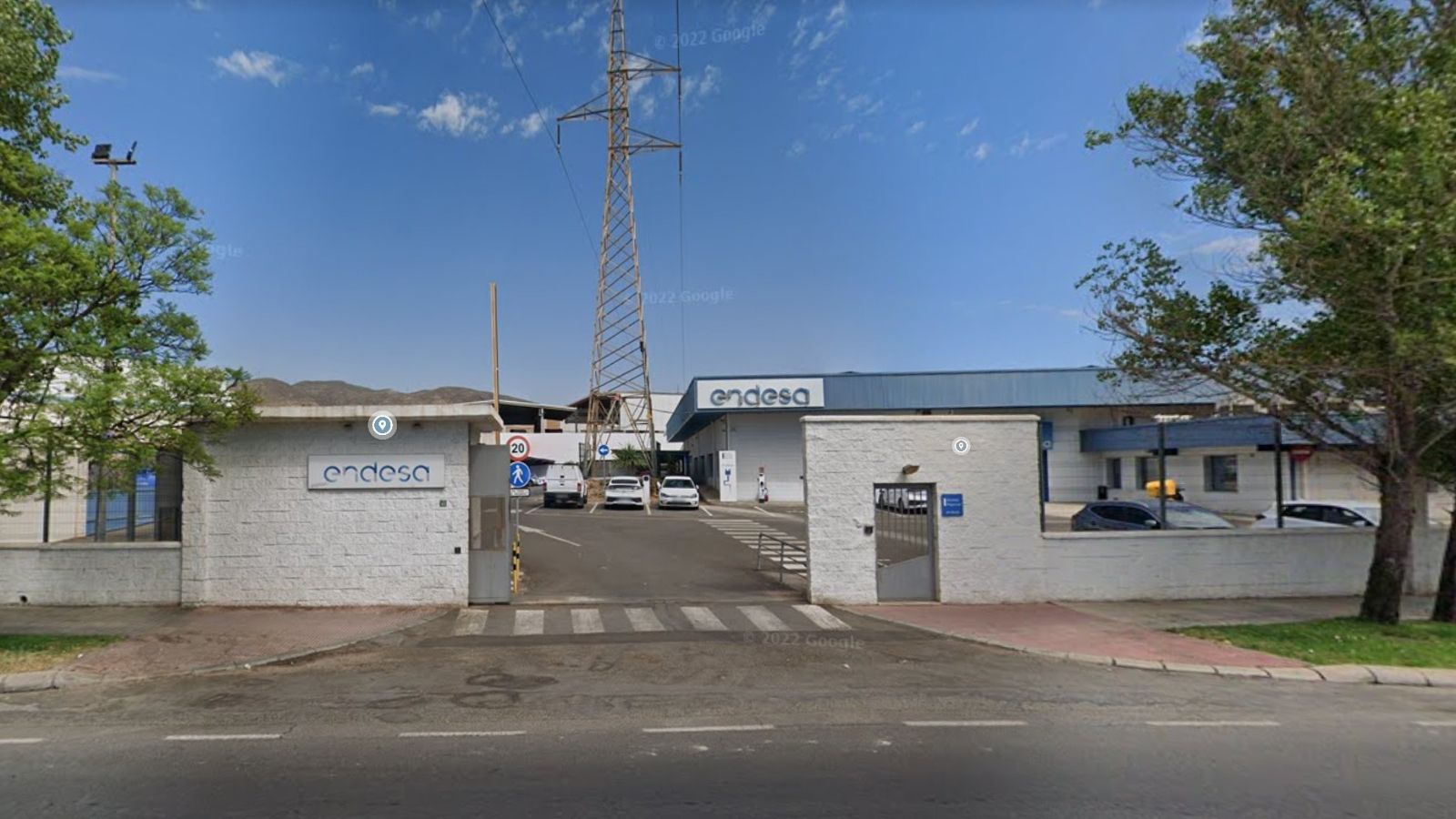 Punto de servicio de Endesa en Huércal de Almería.