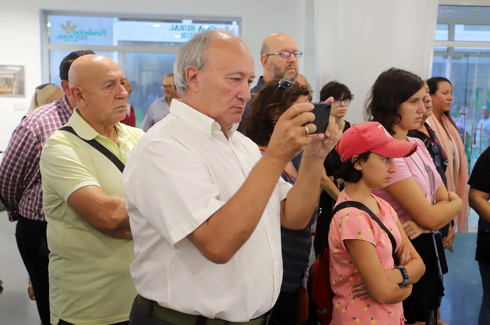 Imágenes de la exposición "Patrimonio de Huelva y Provincia", en el Centro Cultural "José Luis García Palacios" de la Fundación Caja Rural del Sur