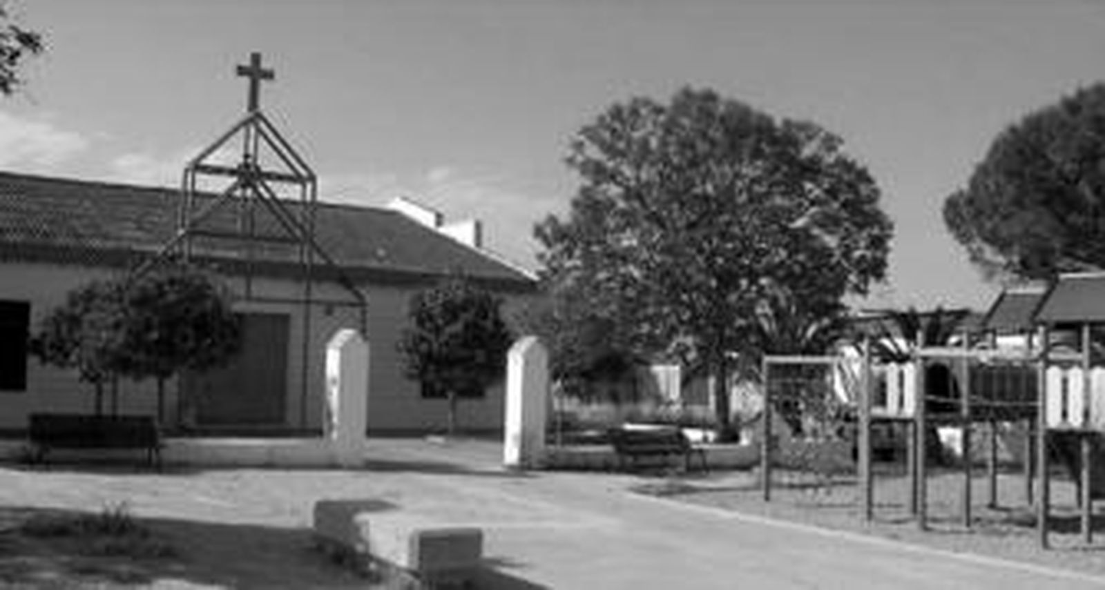 Imagen de un parque infantil de la barriada rural de Cuartillo.