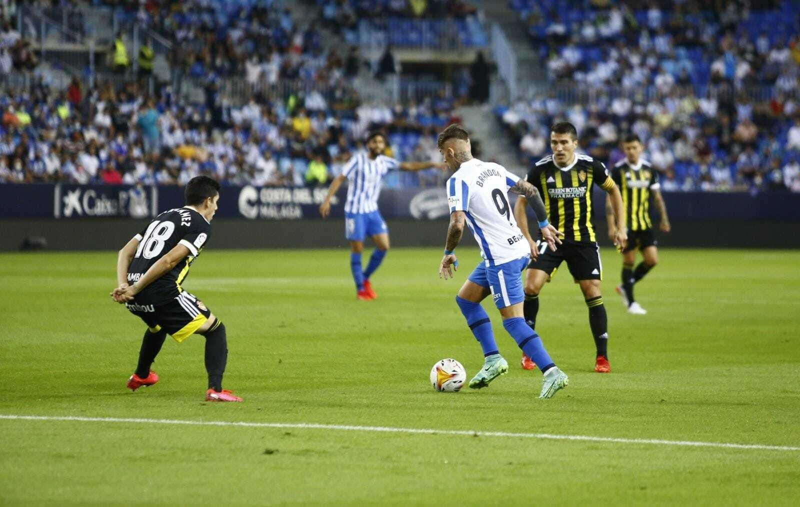 El Málaga CF - Real Zaragoza, en fotos