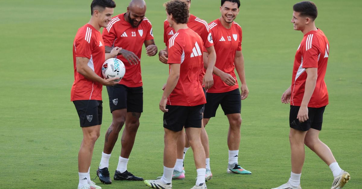 Marcao, la gran sorpresa en el entrenamiento del Sevilla FC antes de ...