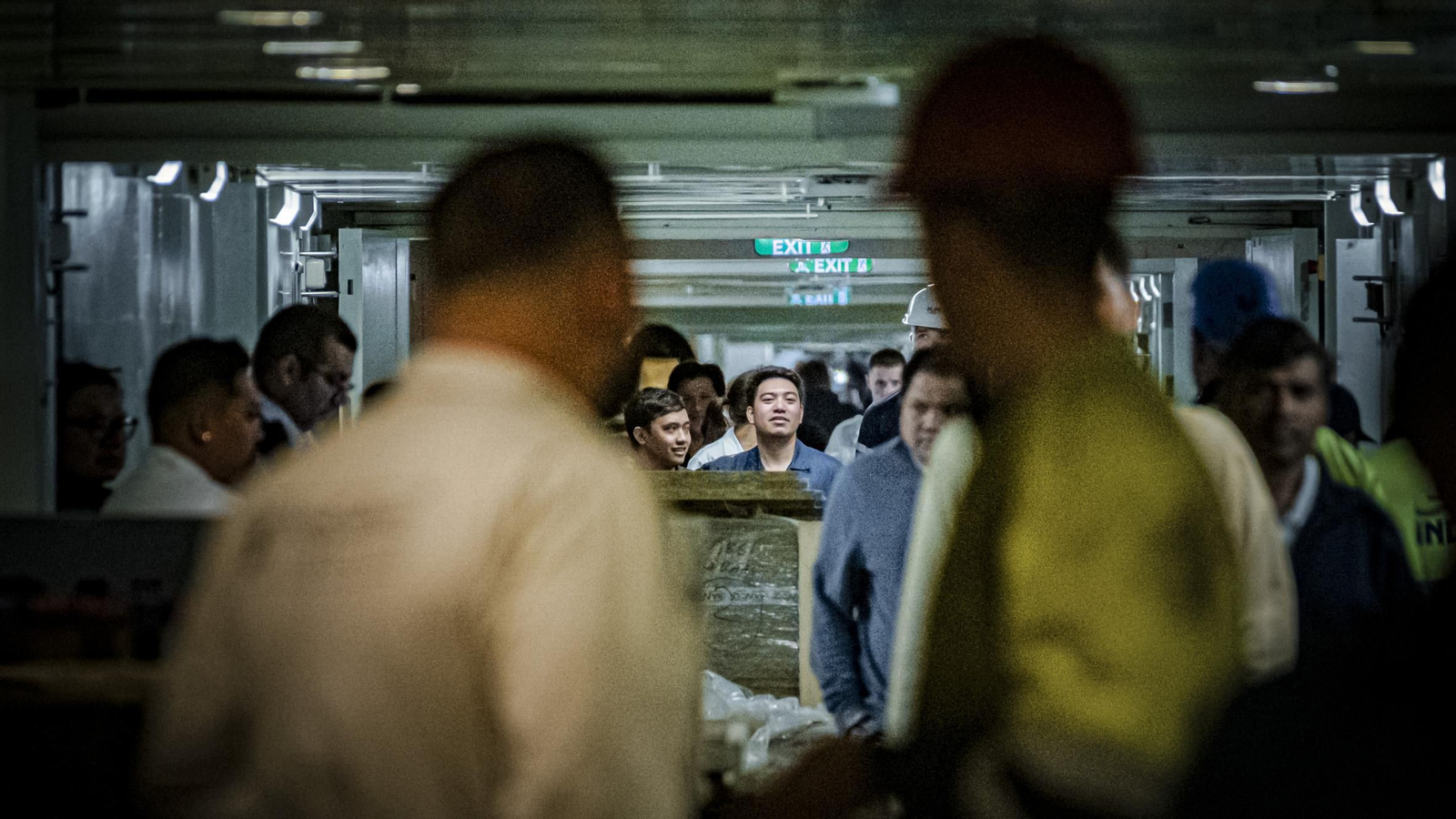 Las imágenes del interior del crucero 'Allure of the Seas' que se encuentra reparando en navantia Cádiz