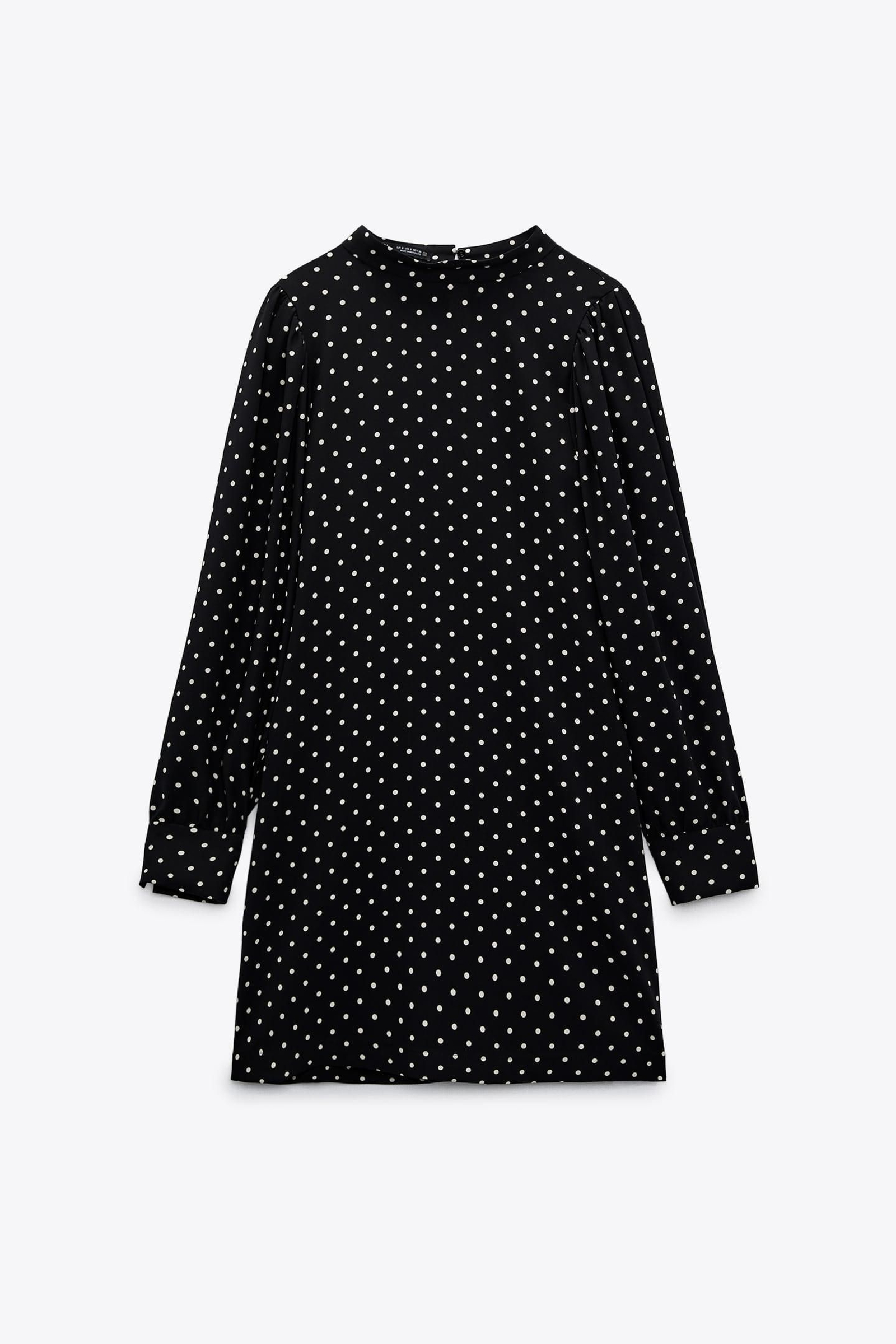 Vestido de lunares de Zara. Vestido de lunares de Zara.