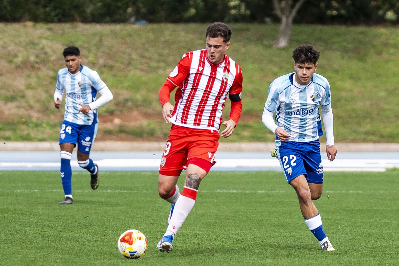 Las imágenes del Almería B y Atlético Malagueño en el Anexo de los Juegos Mediterráneos